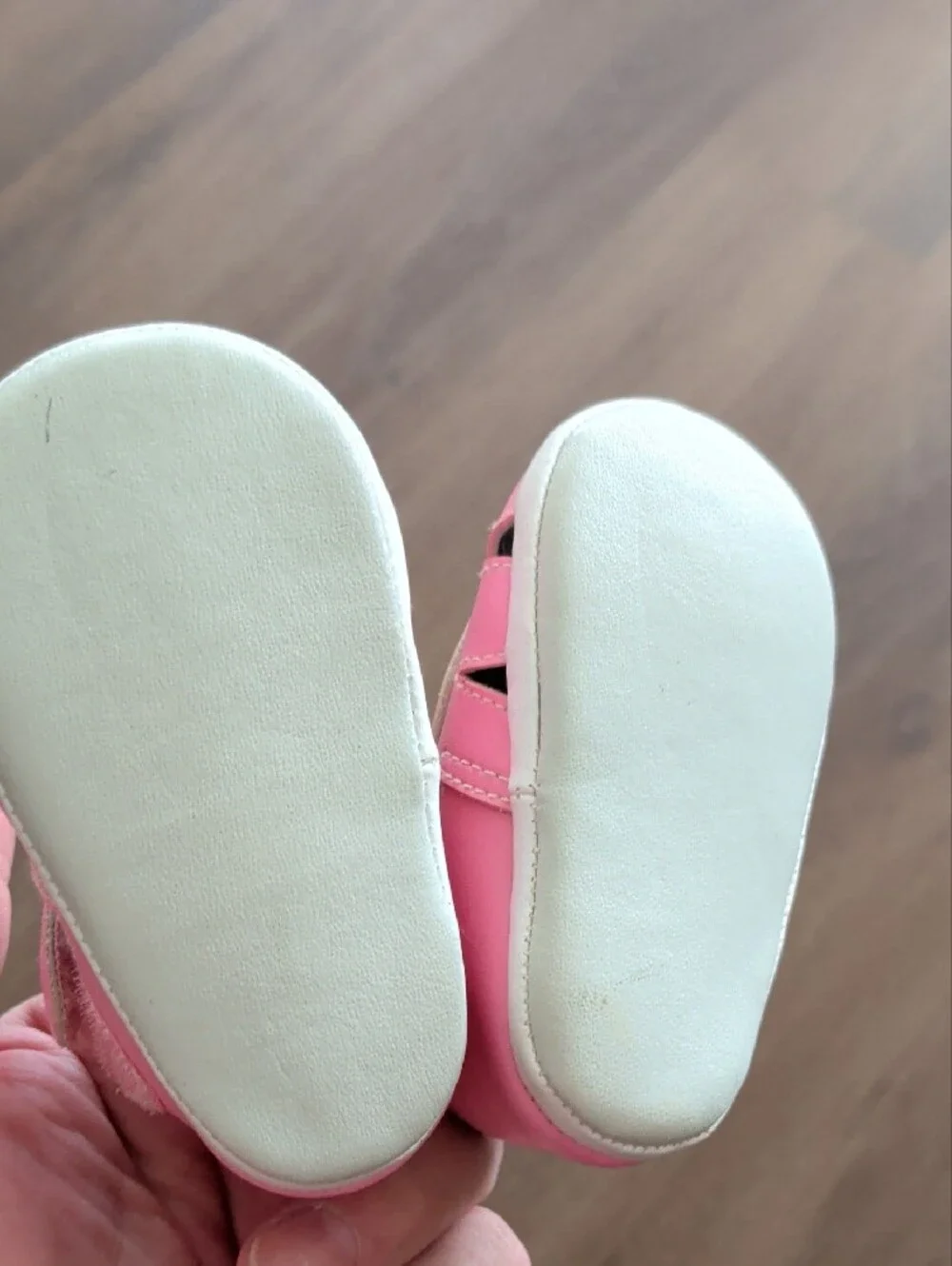 Warner Bros. Pink & White Tweety Baby Walker Sandals